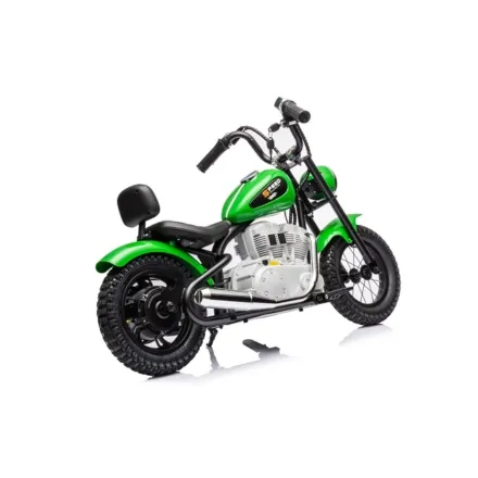Electric Motor Cycle Ride On With Throttle | Green