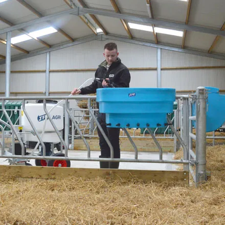 JFC Milk Kart with Mixer 170 Litre