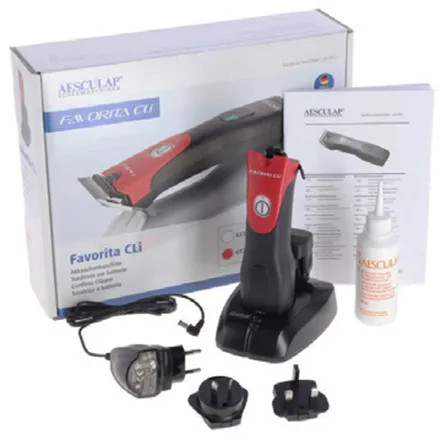 Aesculap Cordless Clipper Favorita CLi RED