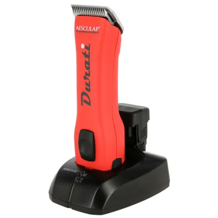Aesculap Durati Battery Clipper Red with 2 Batteries