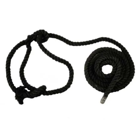Black Cotton Cattle Halter 