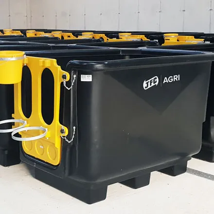Calf Crib Black/Yellow
