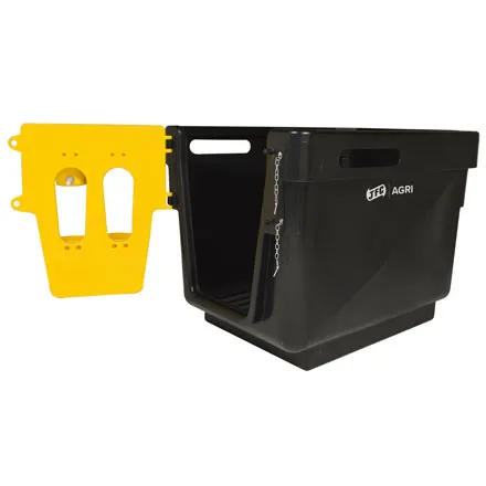 Large Calf Crib Black/Yellow