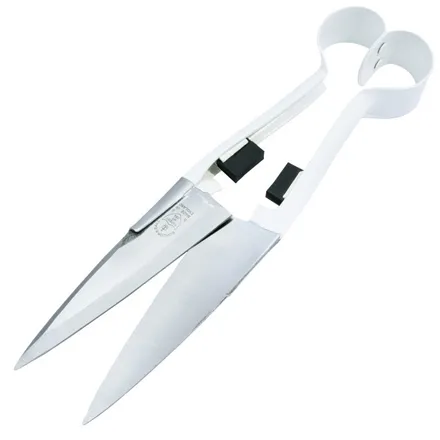 Double Bow Bend White Shear 5''