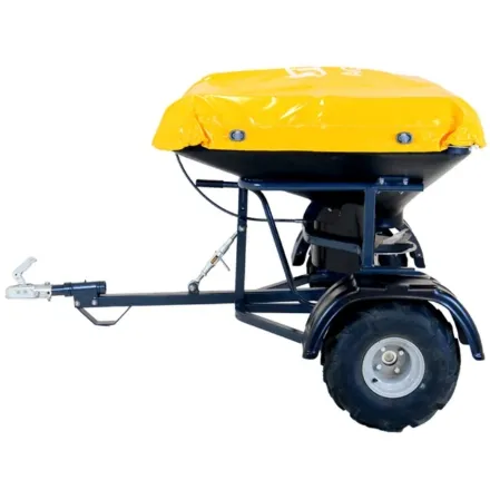 Manually Controlled ATV Fertiliser Spreader Black