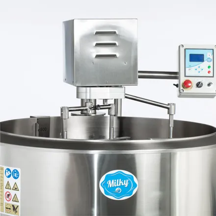 Milk Pasteurizer, Cheese, and Yogurt Kettle Milky FJ 500 CT (closed type, 400V)