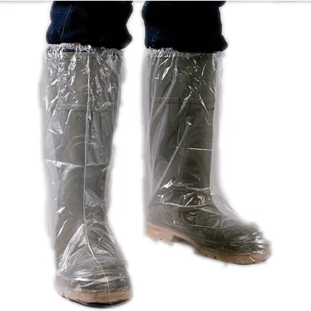 Disposable Single Use Overboots Plastic with elastics (50)