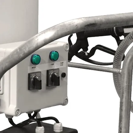JFC Milk Kart with Mixer & Pump 170 Litre