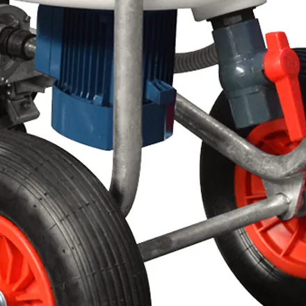 JFC Milk Kart with Mixer & Pump 170 Litre