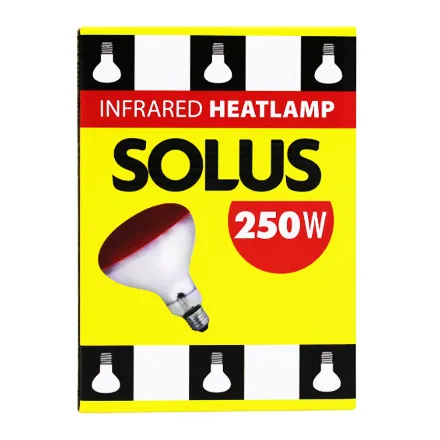 Solus 250 Watt Infra Red Heat Lamb Bulb