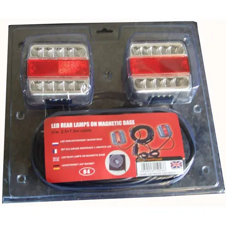 LED Magnetic  Trailer Rear Light Set