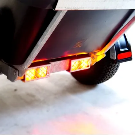 500L ATV Tip Assist Trailer with Lights & Mudguards