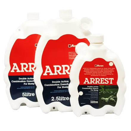Arrest Sheep Drench (Fenbendazole, levamisole hydrochloride) 1 Litre