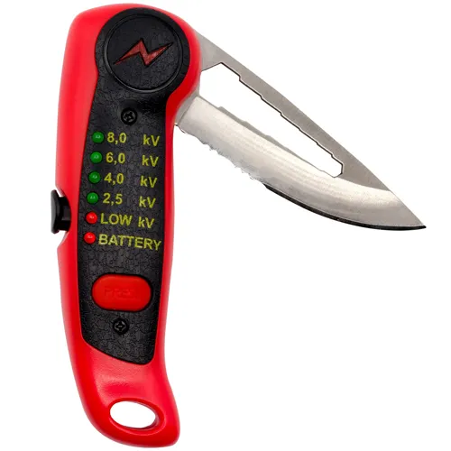 Boundary Blade Fence Tester & Pocket Knife Tool Red