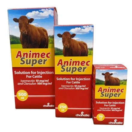 Animec Super Injection (Ivermectin, Clorsulan) 50 ML