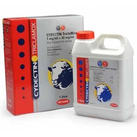 Cydectin TriclaMox Drench for Sheep 1mg 1L