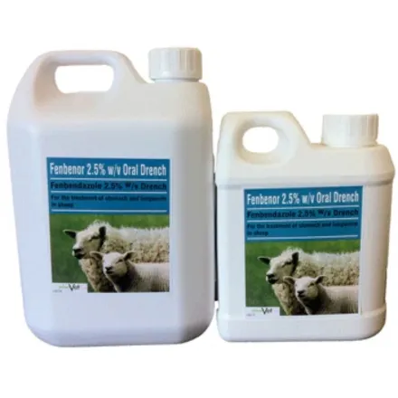 Fenbenor 2.5% (Fenbendazole) 1.0 Litre