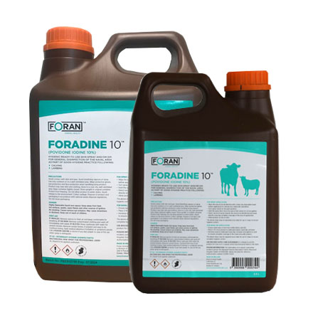 Foradine 10 (Povidone Iodine 10%) 2.5 litres