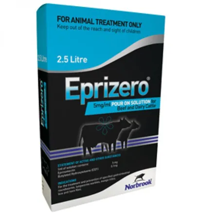 Eprizero Pour-On (Eprinomectin) 1 Litre