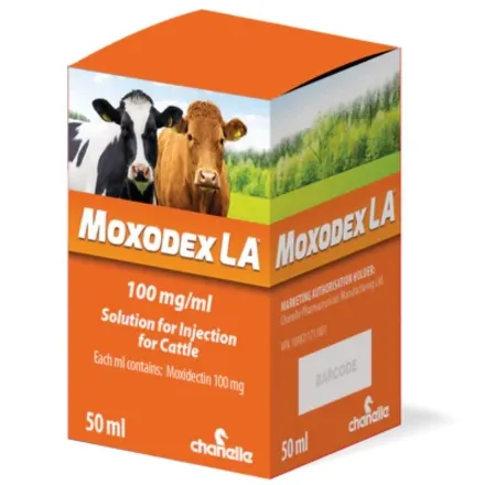 Moxodex LA 100mg per ml (Moxidectin) 50ml
