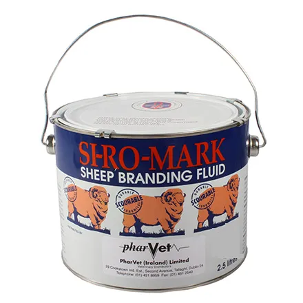 Si-Ro-Mark Marking Fluid (2.5Ltr) Blue