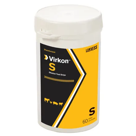 Lanxess Virkon Test Kit 60 Strips