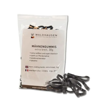 Waldhausen Extra Broad Mane Plaiting Bands Transparent