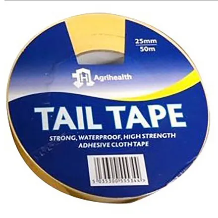 Agrihealth Tail Tape 25mm x 50m Black