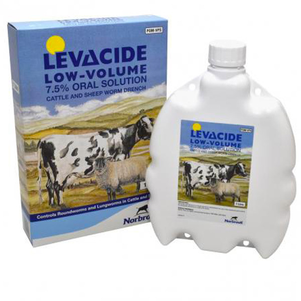 Levacide Low-Volume Worm Drench 7.5% w/v 1Ltr