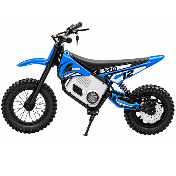 36V Electric Mini Dirt Bike Blue - Age 6