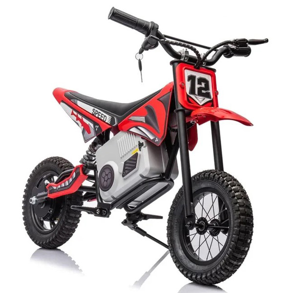 36V Electric Mini Dirt Bike Red - Age 6+