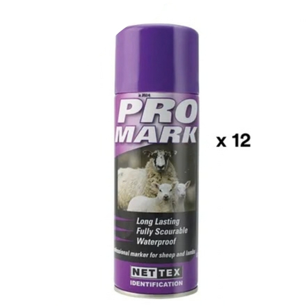Promark Spray 400ml Purple X 12