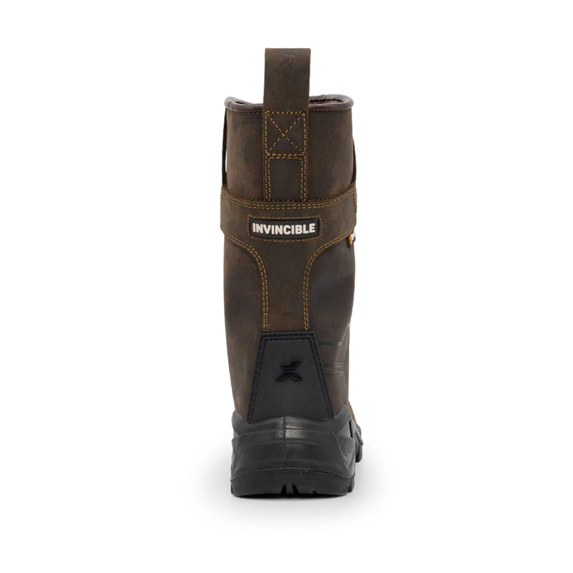 Motorized Rigger Xpert Invincible S3 Safety Waterproof Rigger Boots Brown