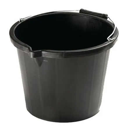 Airflow Heavy Duty 3 Gal Black Bucket
