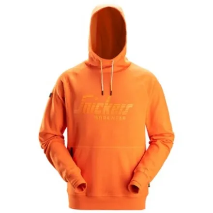 Snickers 2894 Logo Hoodie Warm Orange XS