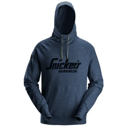 Snickers 2894 Logo Hoodie Dark Navy Melange M