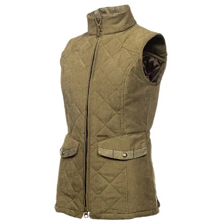 Baleno Chester Ladies Quilted Gilet in Khaki M