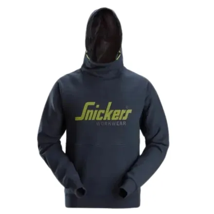 Classic Snickers Logo Hoodie Navy XXL
