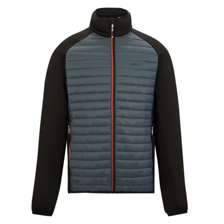 Men's Clumber Hybrid Jacket | Storm Grey Black S