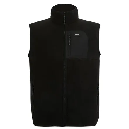 Men's Frankie Fleece Gilet | Black Black S