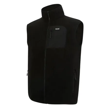 Men's Frankie Fleece Gilet | Black Black S