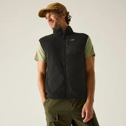 Men's Frankie Fleece Gilet | Black Black S