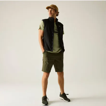 Men's Frankie Fleece Gilet | Black Black S