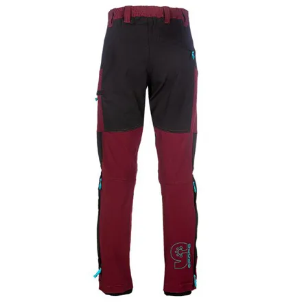 Gecko Climbing Trousers Burgundy Red XS