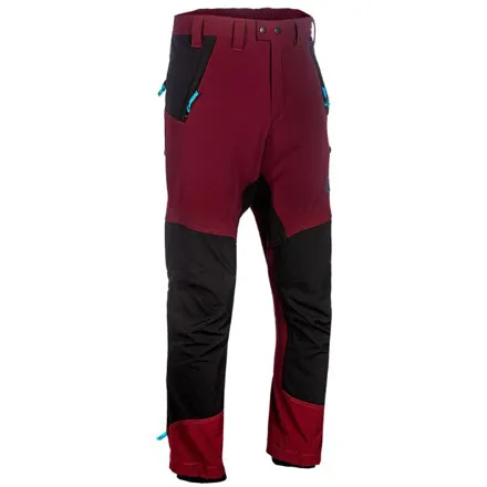 Gecko Climbing Trousers Burgundy Red XS