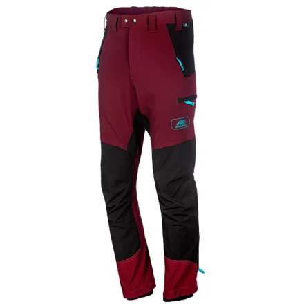 Gecko Climbing Trousers Burgundy Red XS