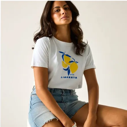 Regatta Women's Filandra VX T-Shirt White Limonata 10