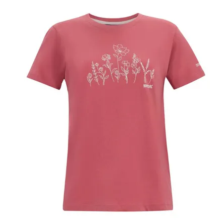 Regatta Women's Filandra VX T-Shirt Rose Floral Meadow 16