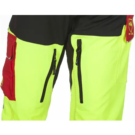 Samourai Chainsaw Trousers Red XS