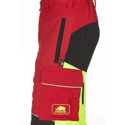 Samourai Chainsaw Trousers Red XS
